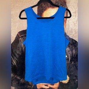 Lululemon Tank Top Heathered Blue Size Large